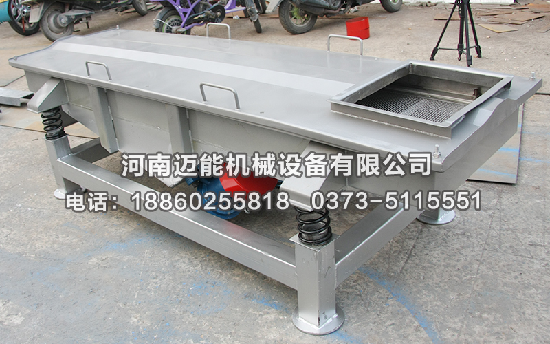 金剛砂直線振動篩使用中的注意事項(xiàng)